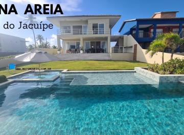 Casa · 310m² · 4 Quartos · 10 Vagas · Casa Em Condomínio Para Venda Em Camaçari, Barra Do Jacuípe, 4 Dormitórios, 4 Suítes, 6 Banheiros, 1