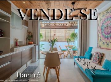 Adriano Mendonça Corretor de Imoveis Itacare Bahia · Apartamento Para Venda Em Itacaré, 1 Km Do Centro de Itacaré, 1 Dormitório, 1 Suíte, 1 Banheiro