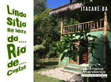 Rural · 80m² · Sítio Para Venda Em Itacaré, 20 Minutos de Lancha de Motor Popa