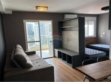Apartamento · 35m² · 1 Quarto · 1 Vaga · Studio Mobiliado Para Alugar Com 35 m² por R$2.500 No Campo Belo/sp