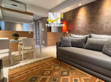 Apartamento · 44m² · 1 Quarto · 1 Vaga · Quarto E Sala Mobiliado À Beira - Mar Da Jatiúca - Maceió | Investimento Imperdível