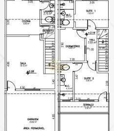 Casa · 115m² · 2 Quartos · 1 Vaga · Casa Em Morro de Nova Cintra, Santos/sp de 115 m² 2 Quartos À Venda por R$680.000