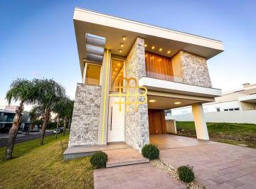 Casa · 360m² · 3 Quartos · 4 Vagas · Alphaville - Casa de Esquina de Altissímo Padrão No Condomínio Alphaville de Gravataí