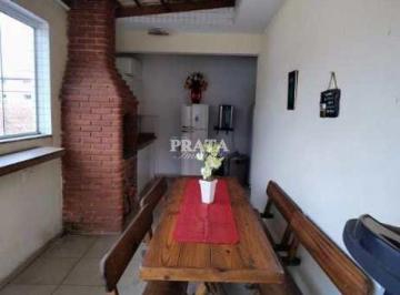 Casa · 127m² · 3 Quartos · 1 Vaga · Vila São Jorge Santos Sobreposta Alta 3 Dormitórios 2 Suítes