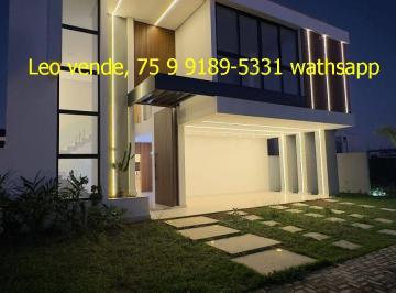 Casa de 4 quartos, Feira de Santana · Leo Vende, Bairro Sim, 4 Suítes, Closet, Piscina, Goumert.