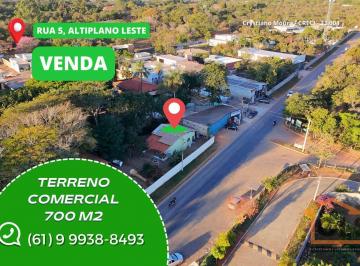 Terreno · 700m² · Terreno 700 m² - Via Principal Do Altiplano Leste - Uso Residencial Ou Comercial!