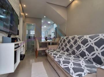 Casa · 48m² · 2 Quartos · 1 Vaga · Casa Em Condomínio Para Venda Em Praia Grande, Melvi, 2 Dormitórios, 1 Banheiro, 1 Vaga