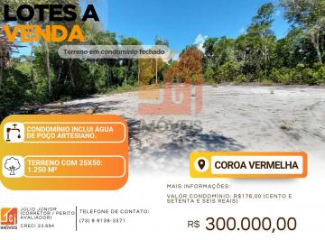 Terreno , Santa Cruz Cabrália · Terreno de 1250 m² Em Condomínio Fechado - Coroa Vermelha/ba