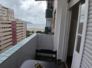 Apartamento · 80m² · 2 Quartos · 1 Vaga · Dois Dormitórios Com Vista Mar Semimobiliado. Varanda Quarto