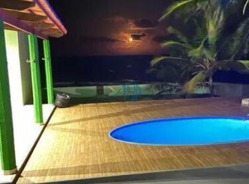 Casa · 201m² · 4 Quartos · 5 Vagas · Casa de Praia Em Rio Do Fogo - Casa Padrão/ Casa de Praia/ Casa Com Piscina À Beira - Mar Em Rio Do Fo