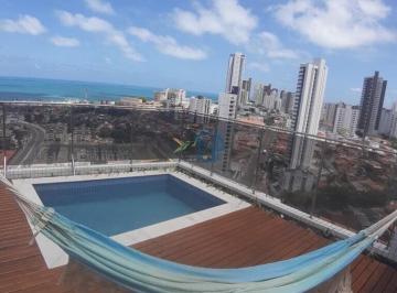 Apartamento · 3 Quartos · 4 Vagas · Edifício Le Rivage - Cobertura de Luxo Em Natal/ Cobertura Duplex/ Cobertura Em Petrópolis/ Apartame