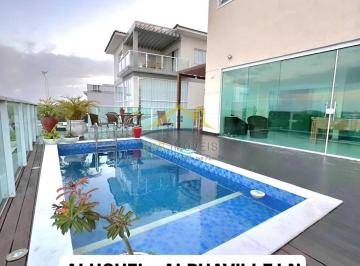 Casa · 320m² · 4 Quartos · 4 Vagas · Alphaville Litoral Norte 2 Aluguel Casa Mobiliada 4 Suítes