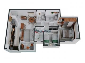 Apartamento · 63m² · 2 Quartos · 2 Vagas · Apartamento a Venda Com 2 Quartos Em Prédio Novo No Horto!