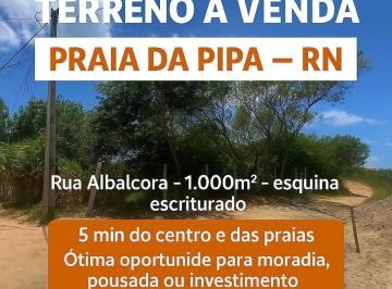 Terreno · 1000m² · Terreno Lote Em Pipa, Tibau Do Sul/rn