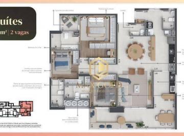 Apartamento · 140m² · 3 Quartos · 2 Vagas · Apartamento Em Barranco, Taubaté/sp de 140 m² 3 Quartos À Venda por R$995.000