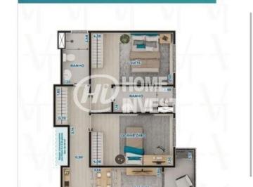 Planta do apartamento. · Apartamento À Venda No Jardim Primavera? Oportunidade Única Em Itupeva - Sp!