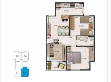 Apartamento · 55m² · 2 Quartos · Apartamento 2 Quartos - Teixeiras
