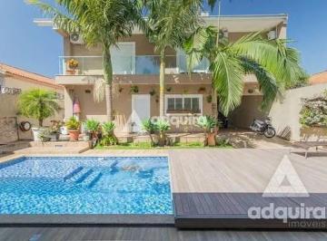 Casa · 371m² · 4 Quartos · 3 Vagas · Sobrado Em Estrela, Ponta Grossa/pr de 371 m² 4 Quartos À Venda por R$1.790.000