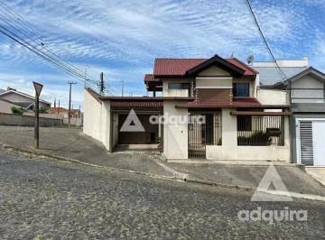 Casa · 193m² · 4 Quartos · 3 Vagas · Sobrado Em Jardim Carvalho, Ponta Grossa/pr de 193 m² 4 Quartos À Venda por R$750.000