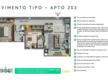 Apartamento · 47m² · 2 Quartos · 1 Vaga · Lançamento: Gran Primavera - Apartamento de 50 m² Com 02 Quartos À Venda - Região Do Jardim Olhos D`á