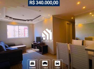 Apartamento · 66m² · 3 Quartos · 1 Vaga · Apartamento À Venda – Condomínio Solaris – Parque Jandaia - Carapicuíba/sp