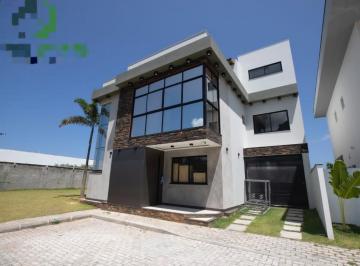 Casa · 350m² · 6 Quartos · 1 Vaga · Casa Triplex, 6/4, 4 Suítes, Suíte Térreo, Energia Solar Em Condomínio Para Venda No Bairro Patamare