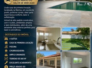 Casa · 200m² · 4 Quartos · 4 Vagas · Linda Casa À Venda Na Marina Em Búzios