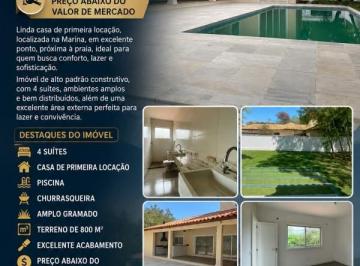 Casa · 200m² · 4 Quartos · 4 Vagas · Linda Casa À Venda Na Marina Em Búzios