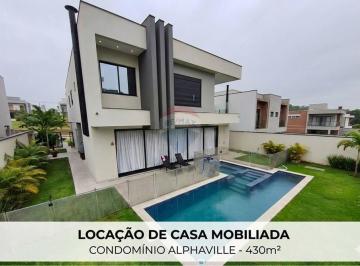 Casa · 430m² · 5 Quartos · 4 Vagas · Locação de Casa Mobiliada Em Condomínio Fechado - Urbanova - 5 Suítes - São José Dos Campos/sp