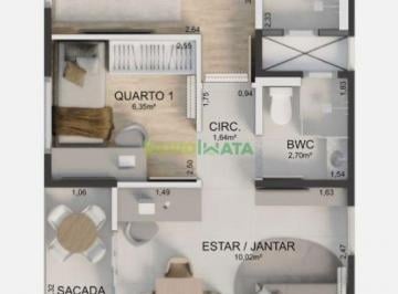 Apartamento · 48m² · 2 Quartos · 1 Vaga · Venda | Apartamento, Com 2 Dormitórios Em Jardim Guaporé, Maringá