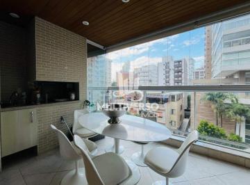 Apartamento · 243m² · 4 Quartos · 3 Vagas · Apartamento Frente Em Santos - 4 Quartos, 3 Suítes, 3 Vagas E Varanda Gourmet