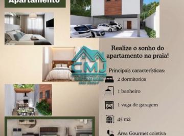 Apartamento · 44m² · 2 Quartos · 1 Vaga · Apartamento Para Venda Em Caraguatatuba, Massaguaçu, 2 Dormitórios, 1 Banheiro, 1 Vaga