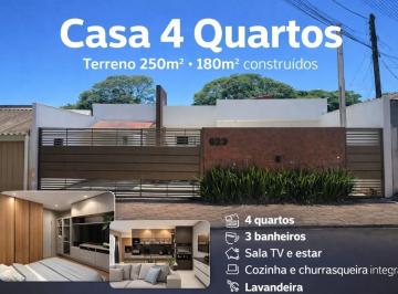 Casa · 180m² · 4 Quartos · 2 Vagas · Alto Padrão Para Venda Em Sarandi, Conjunto Floresta, 4 Dormitórios, 1 Suíte, 3 Banheiros, 2 Vagas