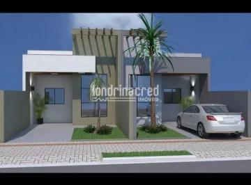 Casa · 96m² · 3 Quartos · 1 Vaga · Casa Em Parque Leblon, Londrina/pr de 96 m² 3 Quartos À Venda por R$385.000