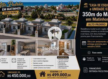 Casa · 55m² · 2 Quartos · 2 Vagas · Imoveis - Em Gaivotas