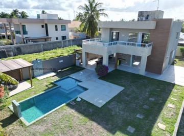 Casa · 230m² · 5 Quartos · 4 Vagas · Casa Em Condomínio Para Venda Em Camaçari, Barra Do Jacuípe, 5 Dormitórios, 4 Suítes, 7 Banheiros, 4