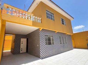 Casa · 180m² · 3 Quartos · 3 Vagas · Sobrado 3 Dormitórios Pertinho Da Praia Em Mongaguá – Oportunidade!
