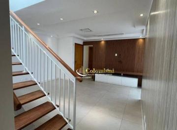 15d3ab5b3aaf45450f69a5251eb15af1.jpg · Cobertura Com 3 Suítes Para Locação, 250 m² - Vila Scarpelli - Santo André/sp