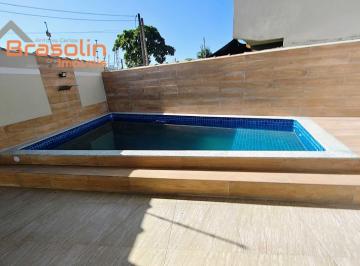 Casa · 80m² · 3 Quartos · 3 Vagas · Casa Nova 3 Dormitórios Lado Praia Em Mongaguá!