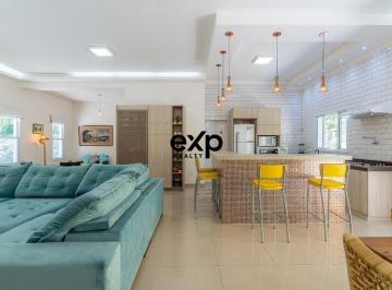 Casa · 202m² · 3 Quartos · 6 Vagas · Casa de Campo Térrea À Venda No Condomínio Vale Da Santa Fé - Vinhedo | 1.736 m² de Terreno | Vista