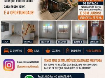 Casa de 3 quartos, Juiz de Fora · Casa 3 Dormitórios À Venda, por R$25.000 de Entrada - Ipiranga - Juiz de Fora/mg