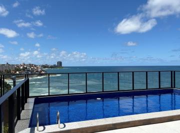 Apartamento de 1 quarto, Salvador · Alugo Apto Studio Mobiliado, 40 m², Banheiro, Vista Mar Frontal, Varanda Jacuzi!