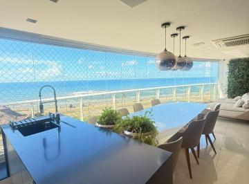 Apartamento · 200m² · 3 Quartos · 4 Vagas · Apartamento Alto Padrão No Hemispher 360, Vista Mar, Com 3 Suítes + Gabinete, Reversível Para 4/4