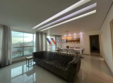Sala de estar e jantar · Espetacular Apartamento de Alto Padrão No Centro: Vista Panorâmica E 3 Vagas Livres