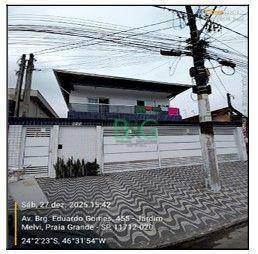 9a6364f8a3bb419d50ebe5945d5b9d52.jpg · Casa Com 2 Dormitórios À Venda, 53 m² por R$189.814,40 - Jardim Melvi - Praia Grande/sp