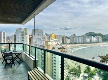 Apartamento · 100m² · 3 Quartos · 1 Vaga · Apartamento Em Jardim Astúrias, Guarujá/sp de 100 m² 3 Quartos Para Locação R$5.800,00/mes