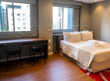 Apartamento · 27m² · 1 Quarto · 1 Vaga · Flat Mobiliado Na Bela Vista | Ao Lado Da Av Paulista E Metrô Trianon Masp