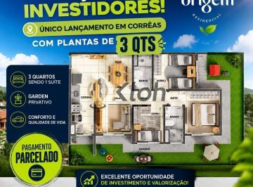 Apartamento · 60m² · 3 Quartos · 1 Vaga · Cenario Origem Correas - Lançamento Apto 3 Qts Com Lazer Completo