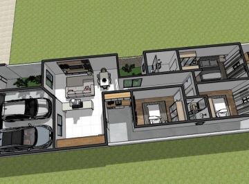 Casa · 90m² · 3 Quartos · 2 Vagas · Casa Para Venda Em Vem Viver de 90.00 m² Com 3 Quartos, 1 Suite E 2 Garagens