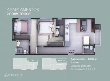Apartamento · 66m² · 2 Quartos · Apartamento a Venda Na Praia Dos Ingleses Com Duas Suítes